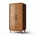 Armoire en bois de chêne 80 x 45 x 180cm pour rangement pratique